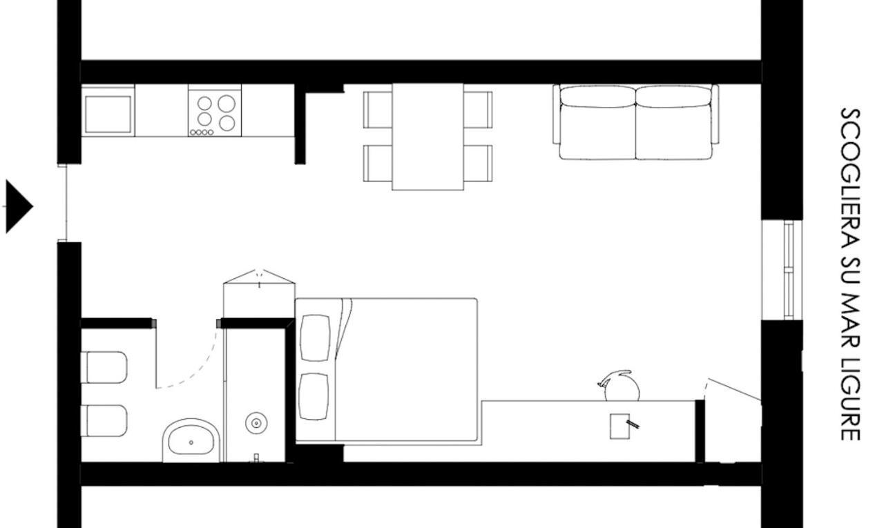 Ca De Ma - Sea Front Apartment Génova Exterior foto